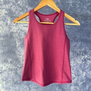 Abercrombie Kids Ribbed Tank Top Size 11/12 Athletic Pink Fuschia